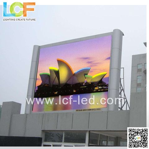 LCF P10 outdoor full color led display for advertising 