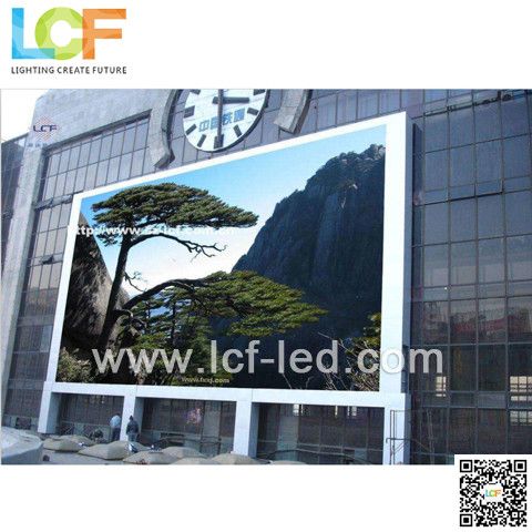 LCF P10 outdoor full color led display for advertising 