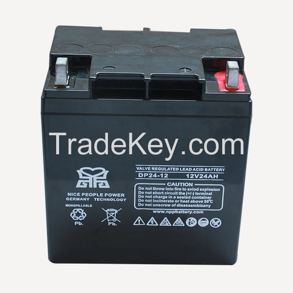 solar battery 12V24AH with high quality