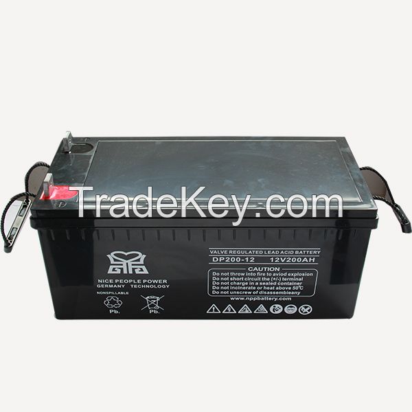 solar battery 12V200AH with high quality