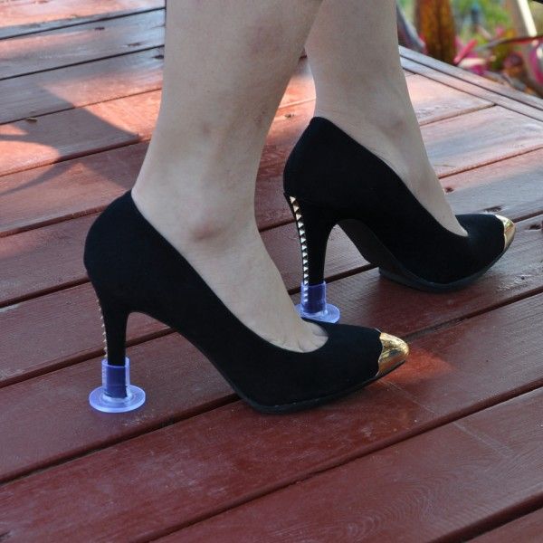 Clear plastic pvc heel protection