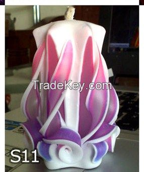 hand made carved candle for sell