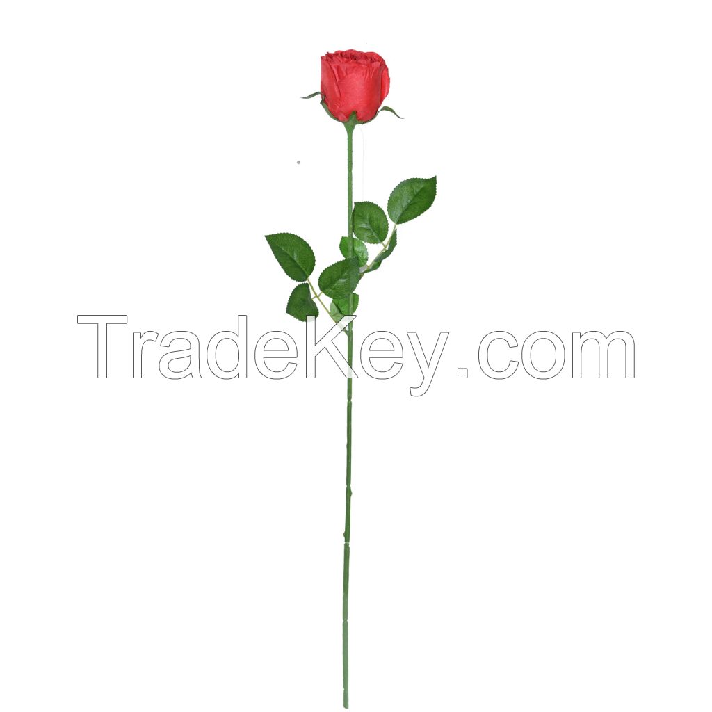 artificial flowers rose single stem,china wholesale,factory items