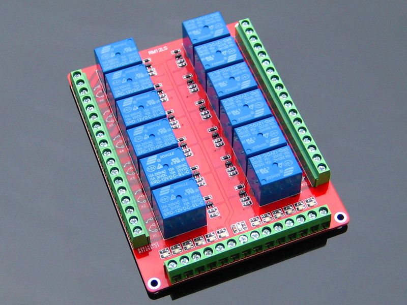 12 Relay Control Module Expansion Board 5MA 5v 12v 24v