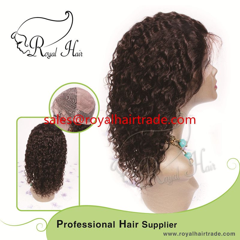 Top Quality High Density Straight Natural Color 8-24inch100% Virgin Brazilian Human Hair Full Lace Wig