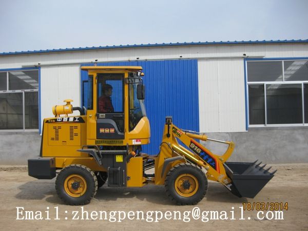 ZSZG civil construction tools wheel mini loader engine made in china ZL12 24kw 1.2t