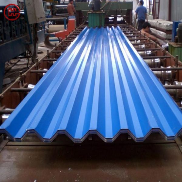 high quality color coated corrugated sheet for roofing material
