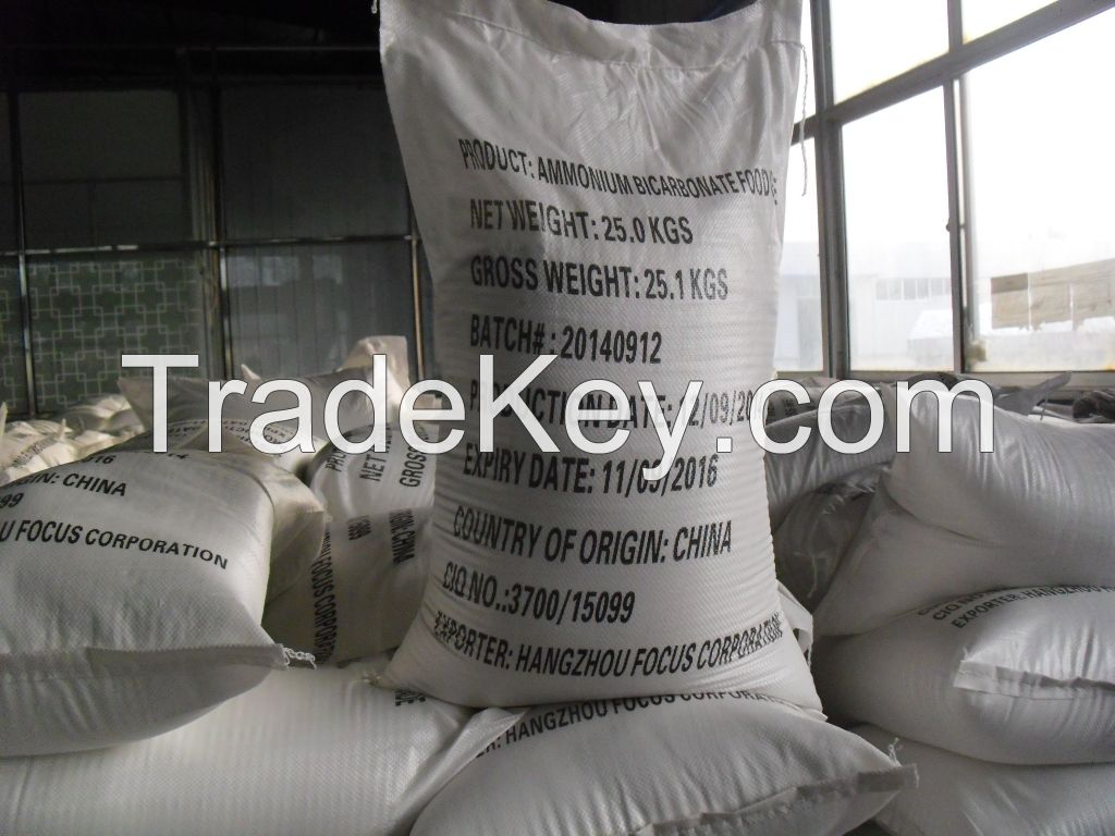 manufacturer supply ammonium bicarbonate food grade