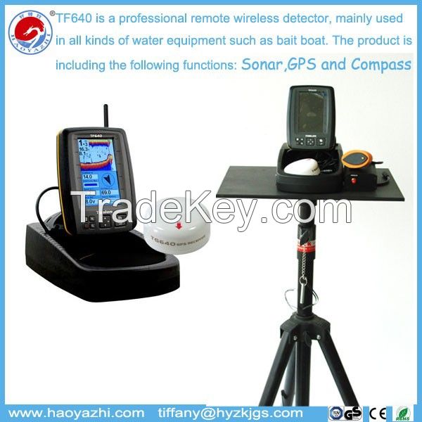 Potable Sonar Senor  TF640 GPS Used for Bait Boat