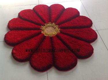 handmade shaggy carpet made in china