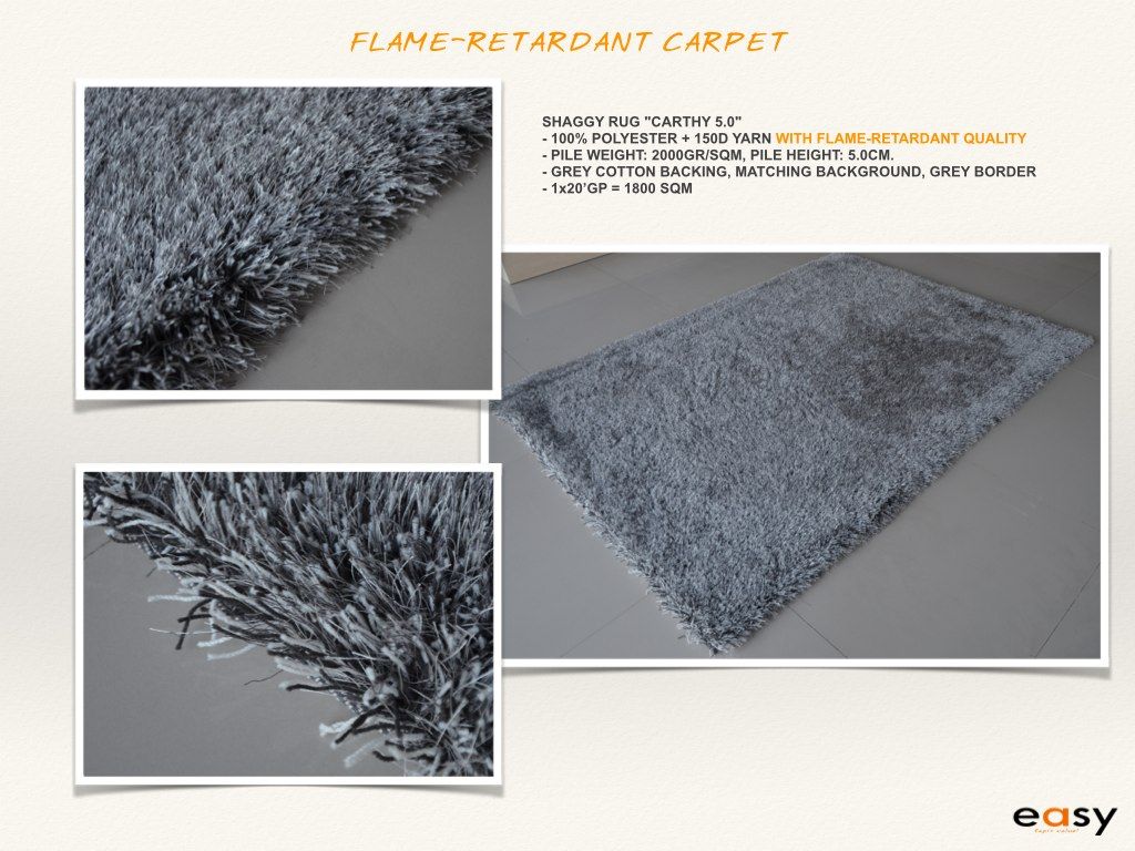 Flame-retardant carpet