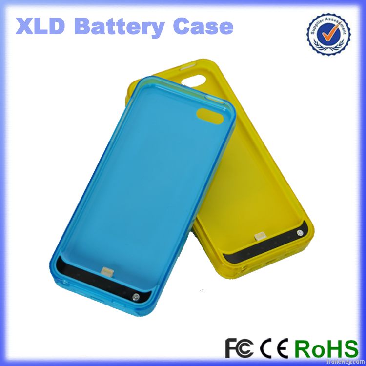 2014 Wholesale for iphone 5C 3000mAh Kickstand Battery Case