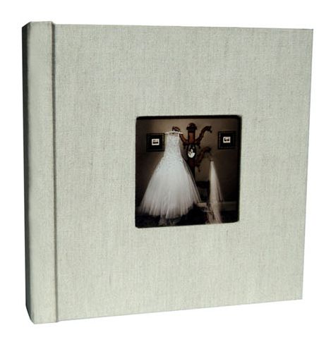 2014 fashion high quality linen cover wedding photo album
