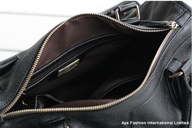 Fashion women full grain genuine leather handbag satchel 