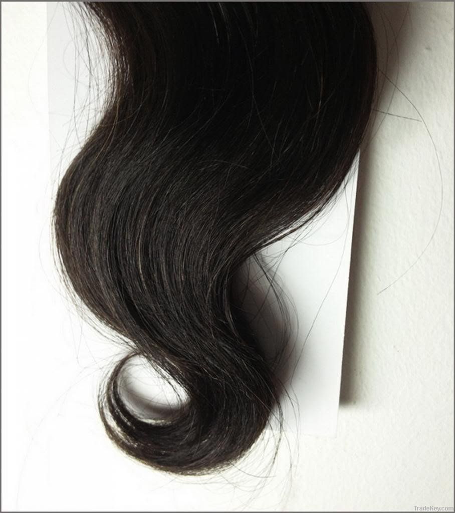 100% Brazilian Human Hair Body weave Jet black