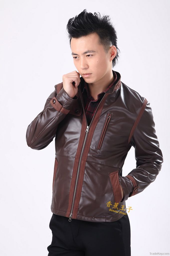 leather coat