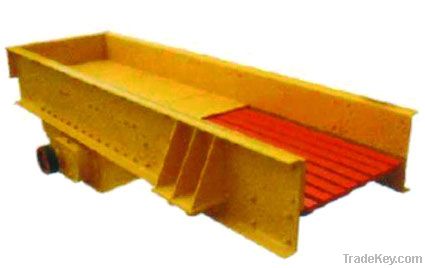 1500x6000mm funnel vibrating aggregate feeder with 500-700t/h capacity