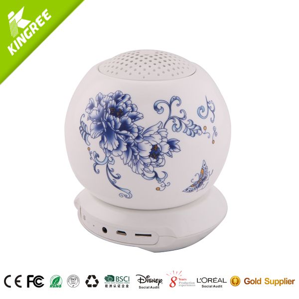 factory direct sale ceramic bluetooth mini speaker V3.0