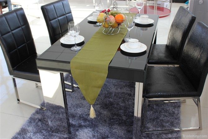 Glass furniture, Metal furniture, glass table,