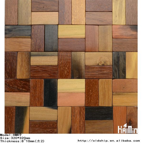 Best selling Wooden mosaic pattern