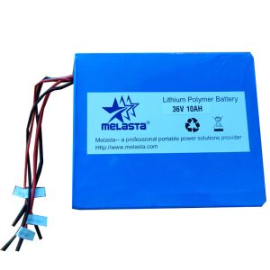 Lithium Polymer Battery Pack 36V 10ah (LP8270170-10S1P) E-Bike Battery