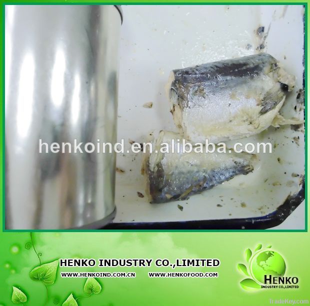 425g canned  mackerel  in brine