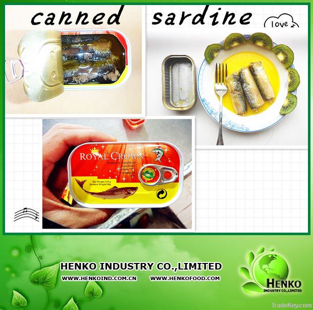 125g canned sardine in vegetable oil