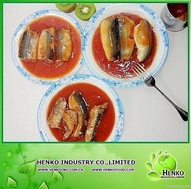 155g canned mackerel in tomato sauce