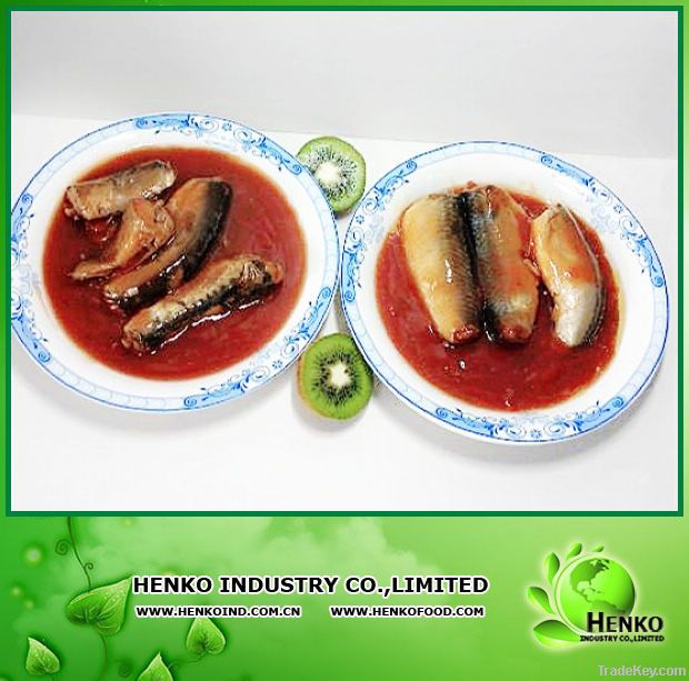 155g canned mackerel in tomato sauce