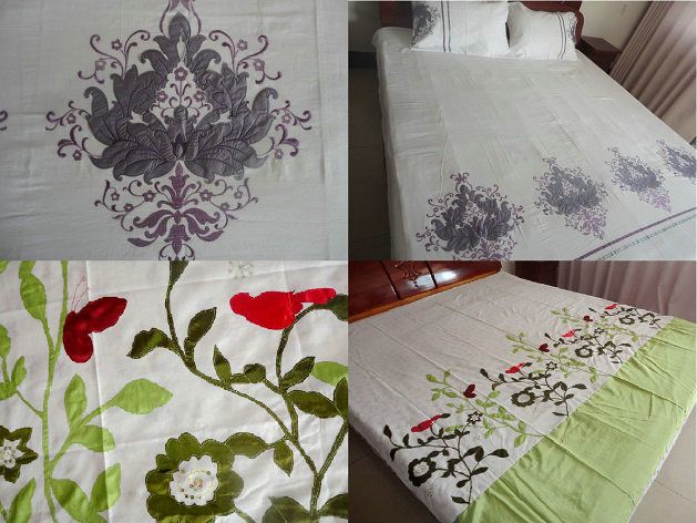 Embroidery Duvet Cover / Quilt cover