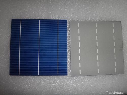 6inch, 2BB/3BB, poly, solar cells, mono solar cell, made in Taiwan/Germany