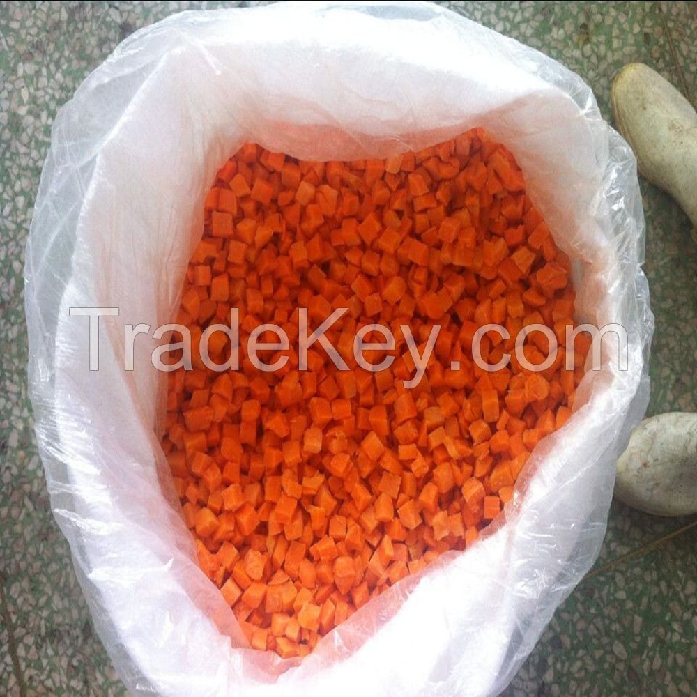 iqf frozen chilled diced dice carrot 10mmx10mm 10kg carton