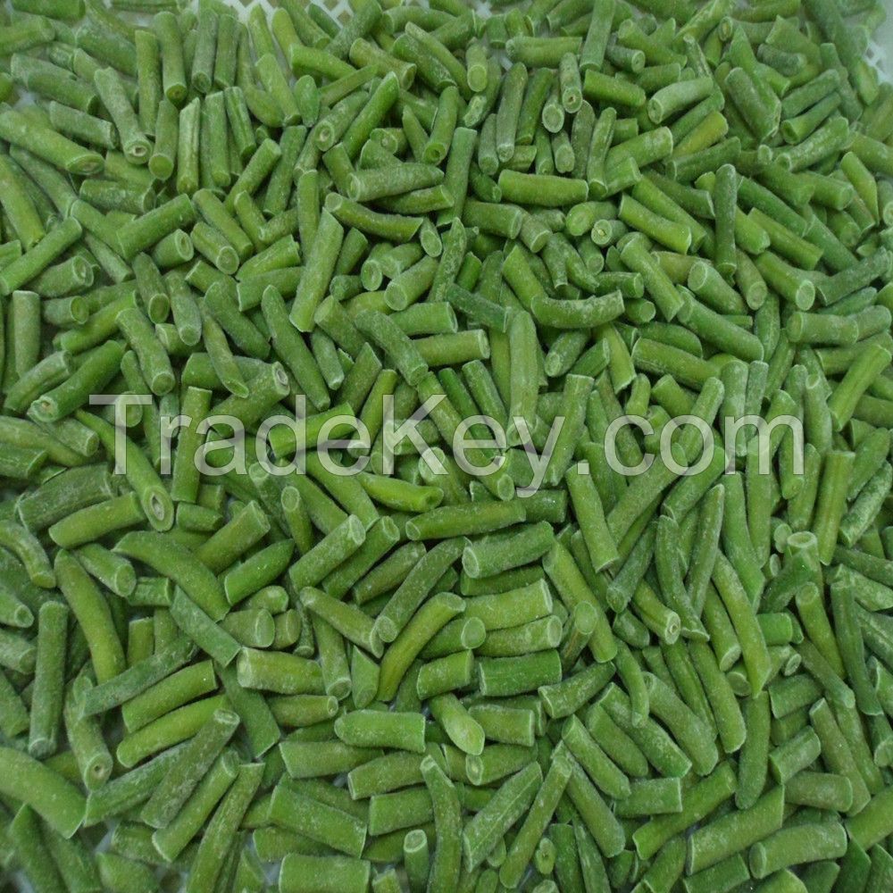 IQF green bean cut, frozen green bean cut 20-40mm 40-60mm