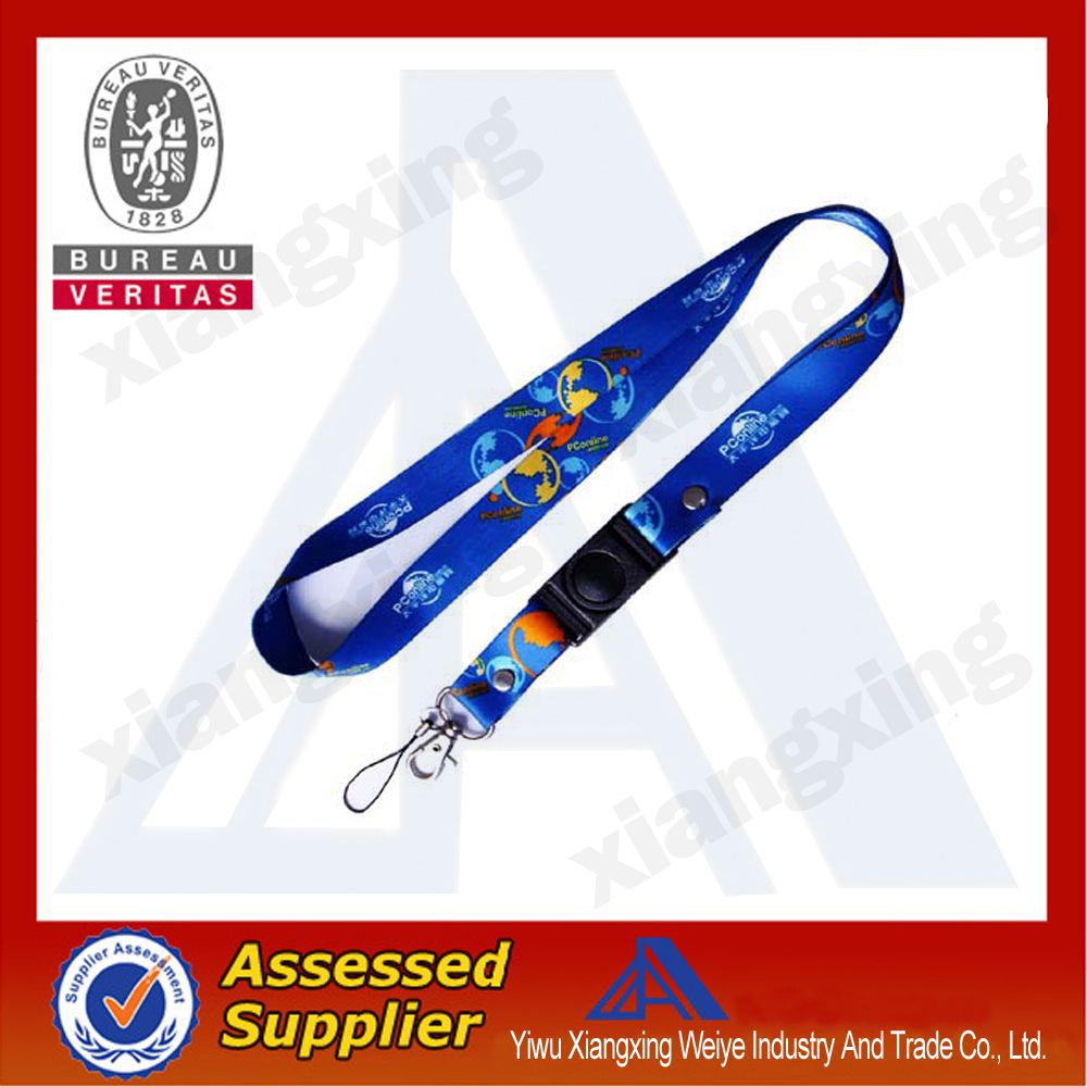 Custom Heat Transfer Lanyard With Safety Buckle