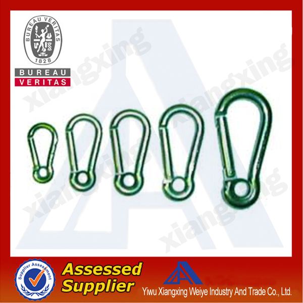 2014 factory sell fashionable colorful designer carabiner hook on China market   
