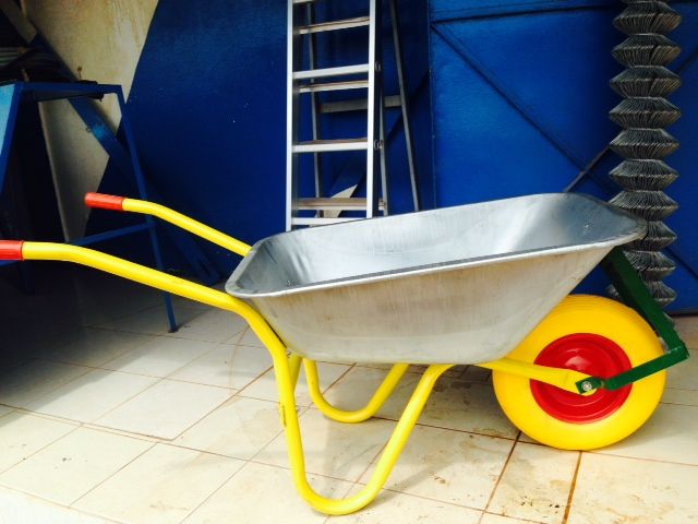 PU Wheel Heavy Duty Construction Wheel Barrow