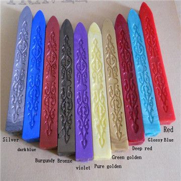 Red Flexible Sealing Wax/colorful sealing wax with wick