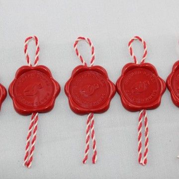 particular design wax seals with adhesive tape/custom stickers