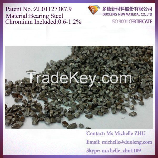 angular Steel grit, SAE standard abrasive, steel grit for sandblasting