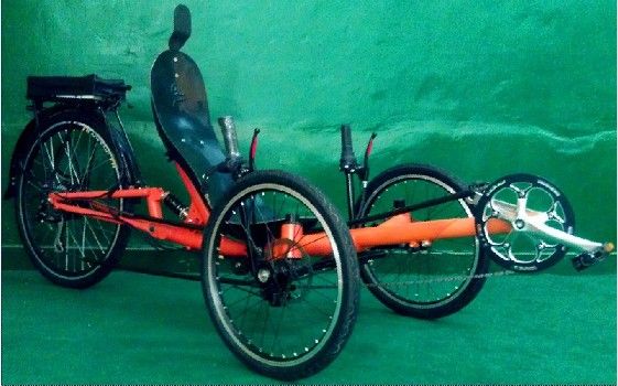 New model Electric Suspension Recumbent Bike TB0015