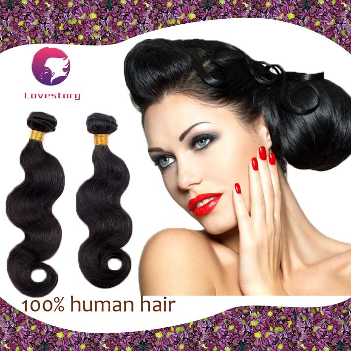  Brazilian virgin hair 100% human hair extension for north face and black women body wave