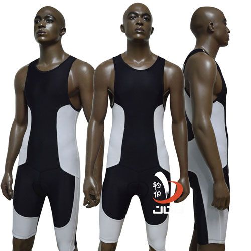 Job Professional Men's compress 1-piece Lycra Triathlon suit Trisuit  swimming suit  cycling wear