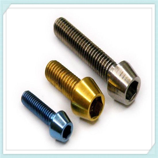 colorful titanium bolts for bicycle