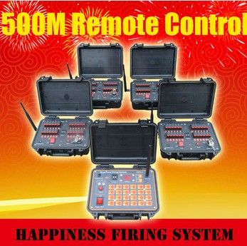 96 cues Sequential and Salvo fire function + 500M Remote Control Fireworks Firing System (DBR02-X24/96) 