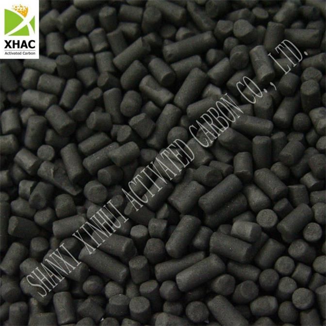 4mm Extruded activated carbon for use in Air Purification