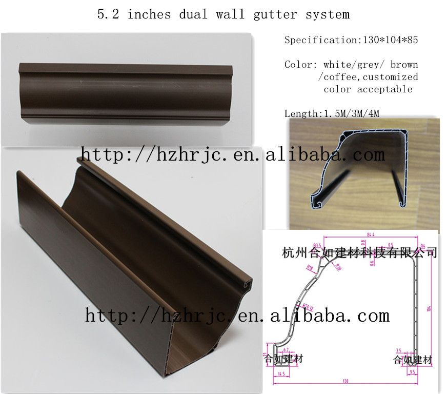 PVC gutter system,roof drainage systemÃÂ¯ÃÂ¼Ã¯Â¿Â½gutter & downspout
