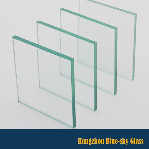 Clear Laminated glass with PVB film  tempered glass in China  