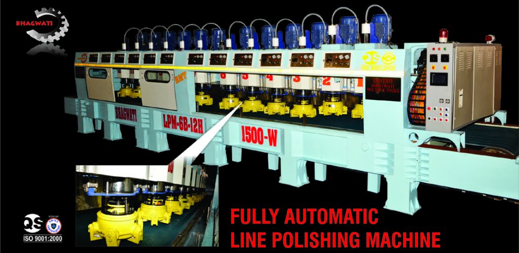 Stone Line Polishing Machine 12 Head