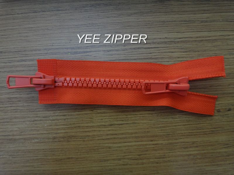 YEE 5# Two Way Open Plastic Derlin Resin Zipper W01