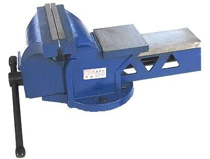 All steel bench vice
